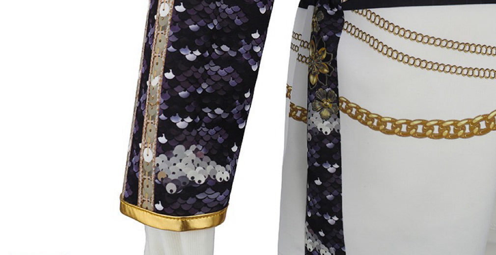 KPop Rumi Black Star Jacket Style Costume Set for Girls