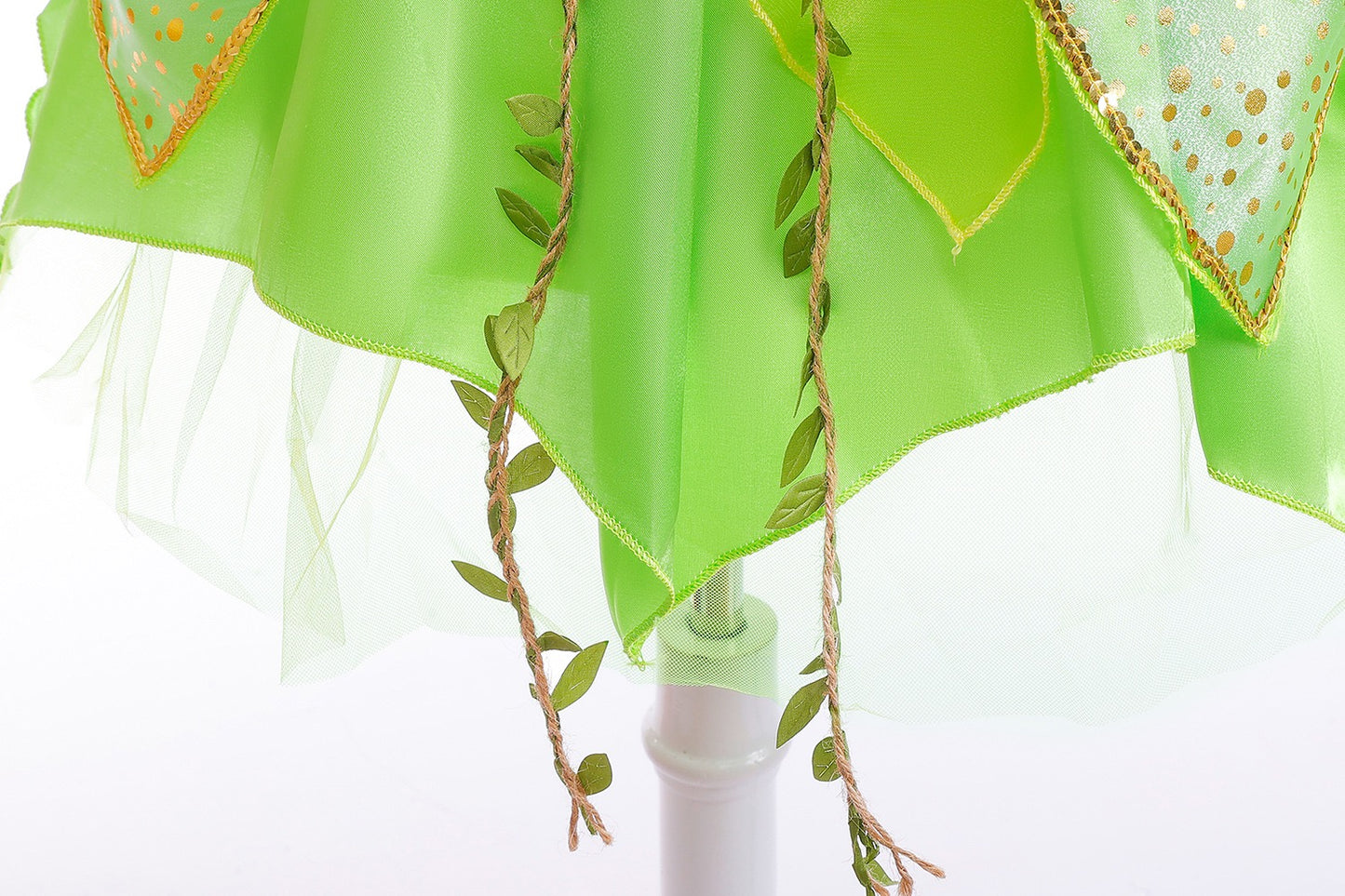 Magic Little Fairy Tinker Bell Costume With Butterfly Wings Party Dress