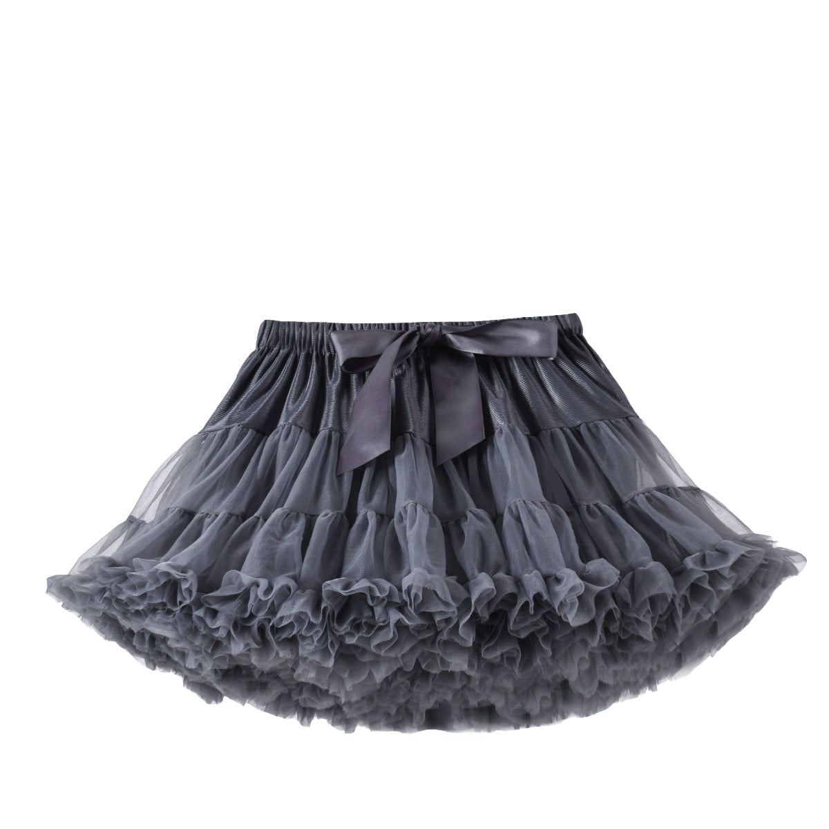 Girls Tutu Skirt Dark Grey