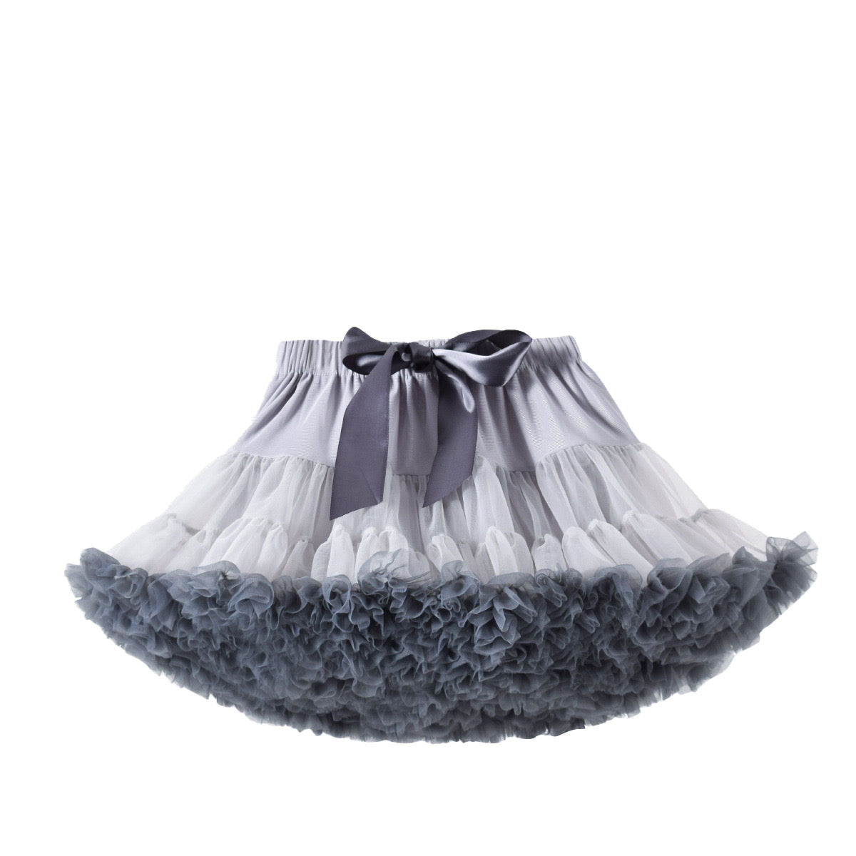 Girls Tutu Skirt Fading Grey