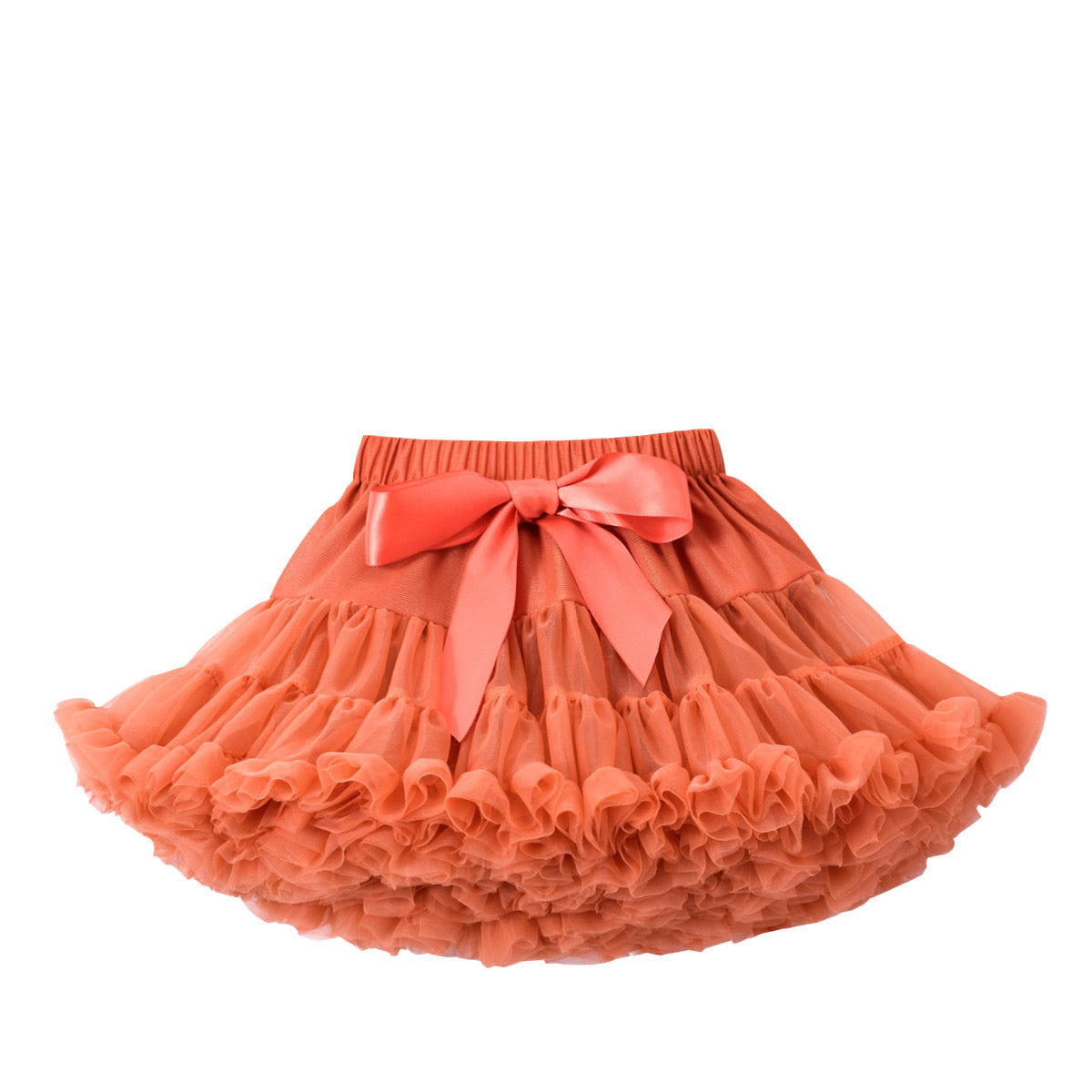Girls Tutu Skirt Brick Red