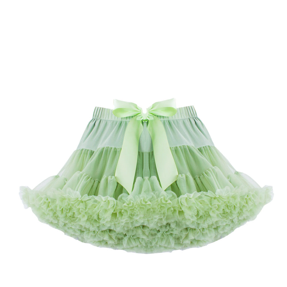 Girls Tutu Skirt Avocado Green