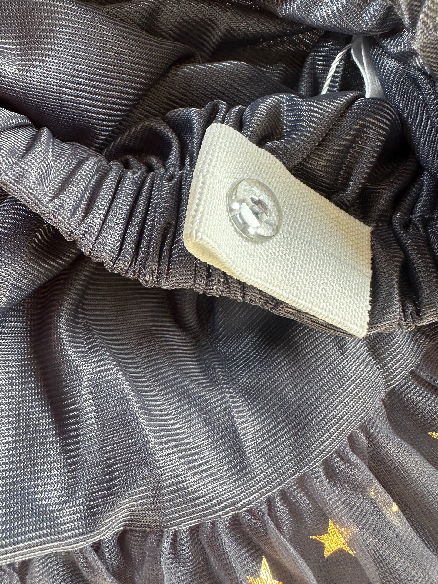 Girls Tutu Skirt Star Grey