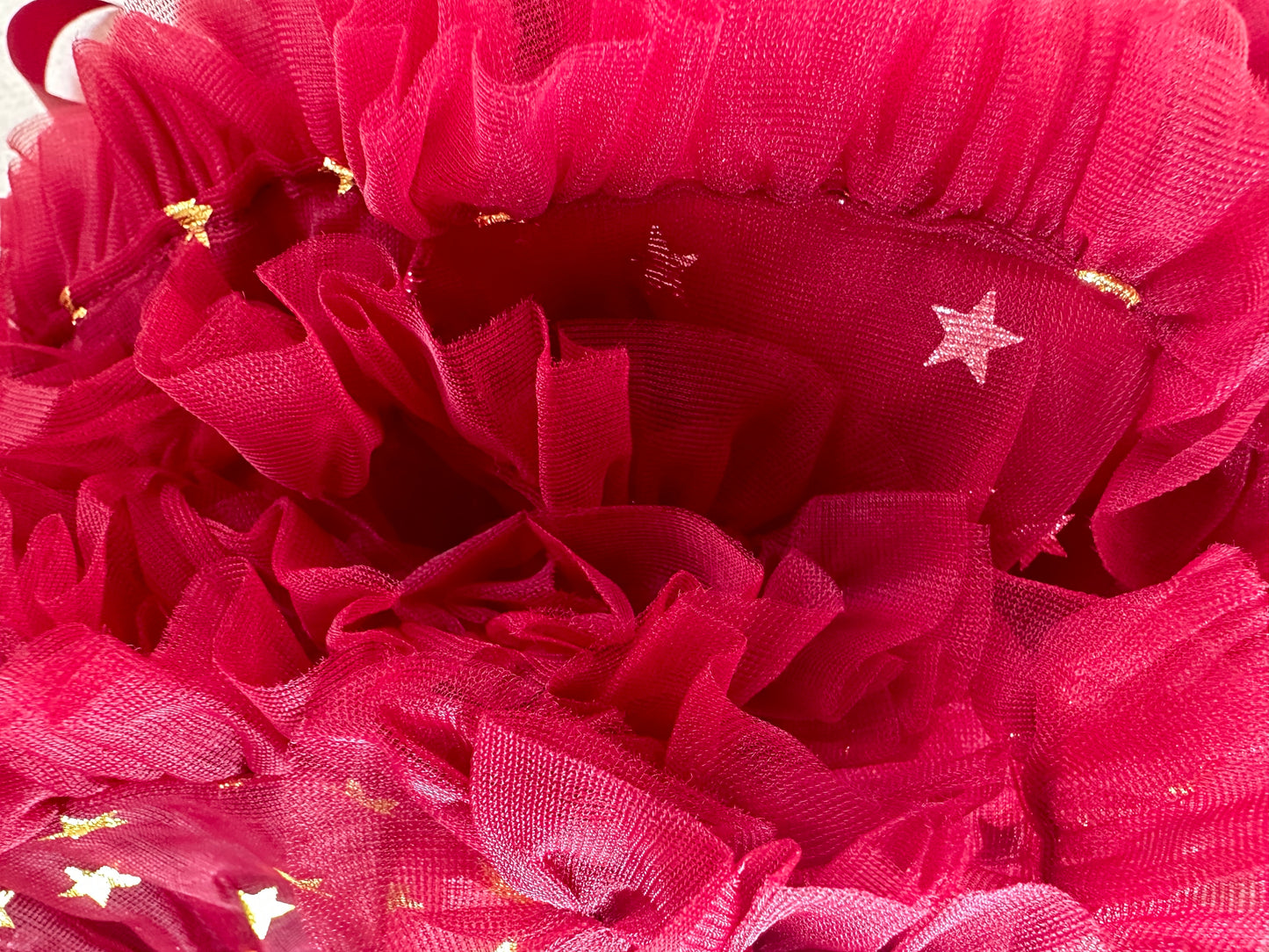Girls Tutu Skirt Star Red
