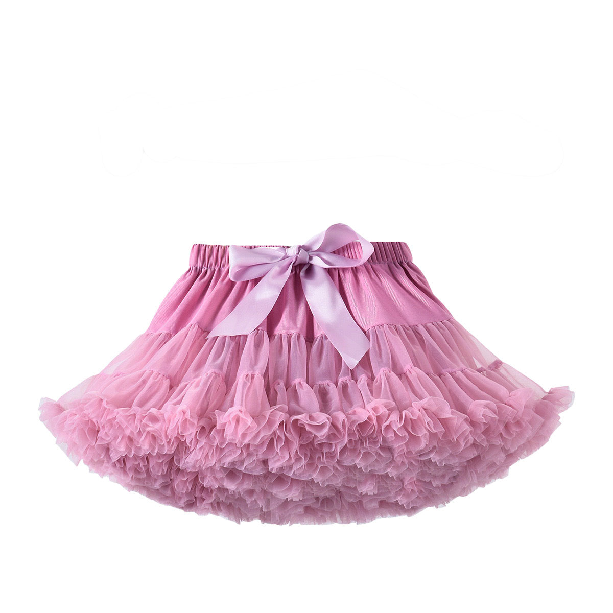 Girls Tutu Skirt Leather Pink