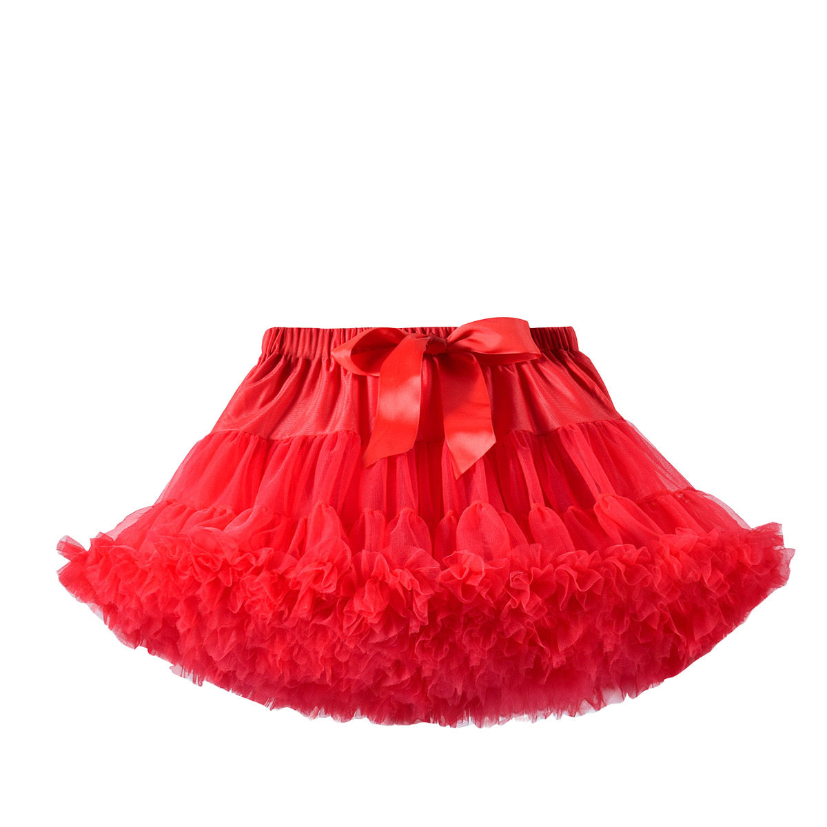 Girls Tutu Skirt Christmas Red