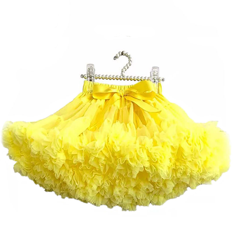 Girls Tutu Skirt Yellow