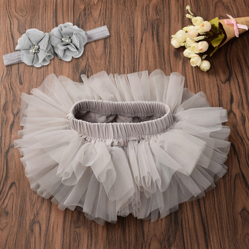 Tutu Skirt For Baby Grey