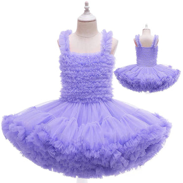 Siamese Tutu Dress Light Purple