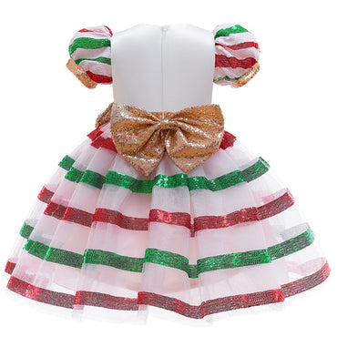 Embroidered Lace Princess Christmas Candy Dresses