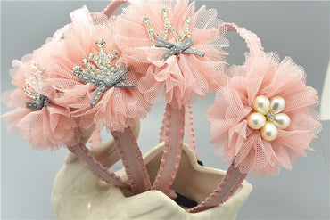 Three-dimensional Diamond Lace Crown Hairpin 2