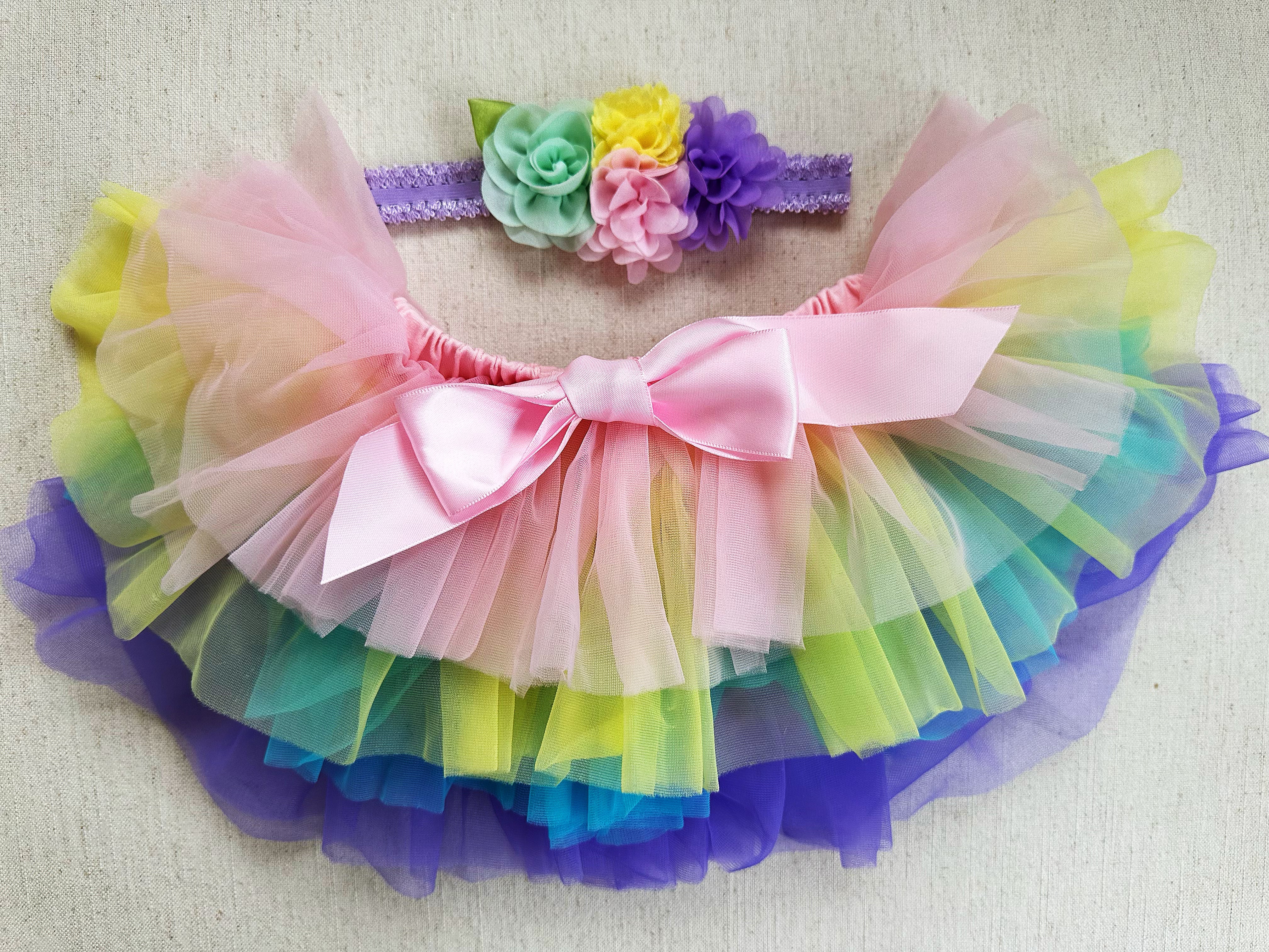 Tutu Skirt For Baby Rainbow