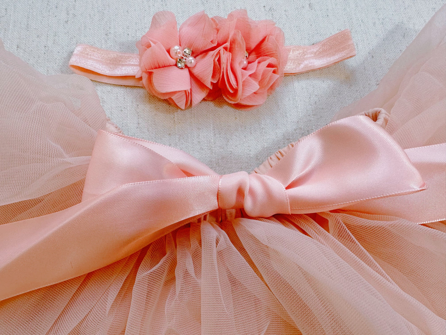 Tutu Skirt For Baby Peach