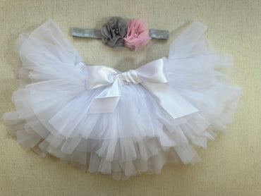 Tutu Skirt For Baby White