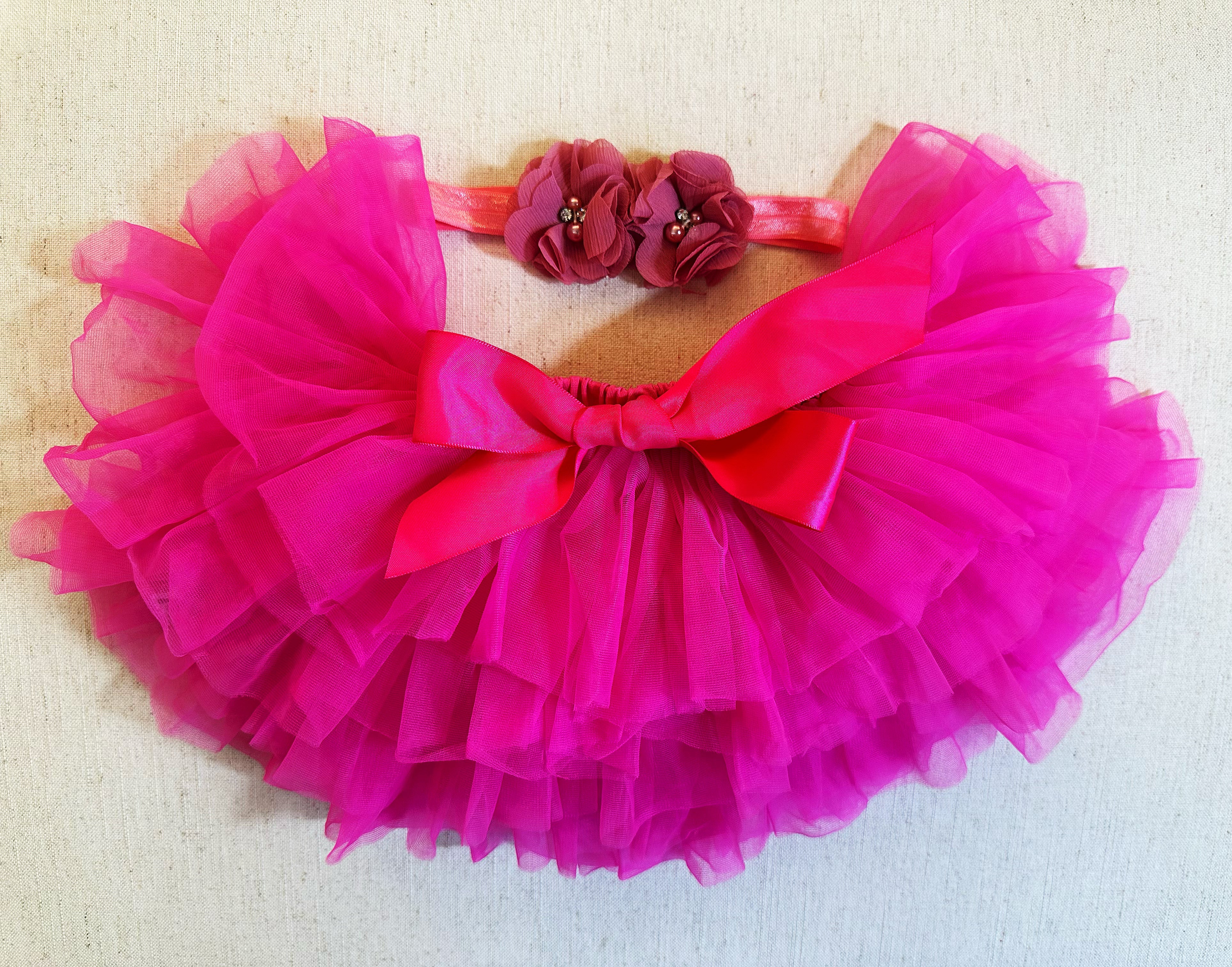 Tutu Skirt For Baby Rose Red