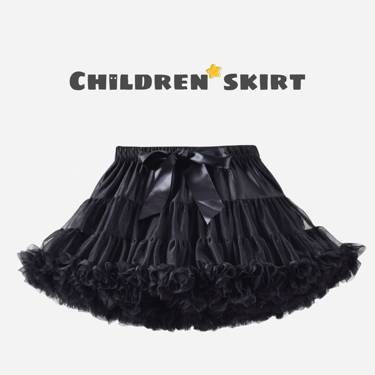 Girls Tutu Skirt Black