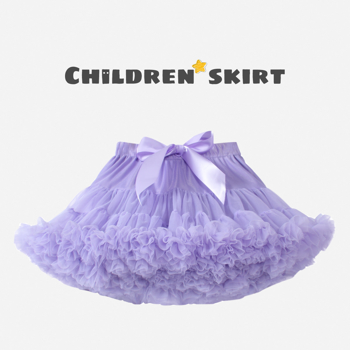 Girls Tutu Skirt Light Purple