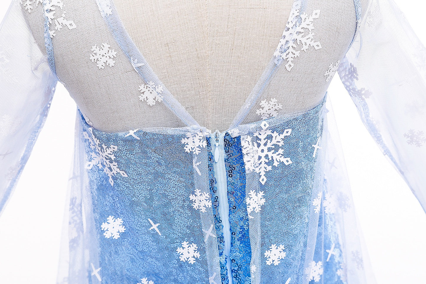 Elegant and Luxurious Frozen Elsa Princess Snow Blue Style8