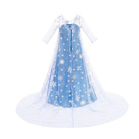 Elegant and Luxurious Frozen Elsa Princess Snow Blue Style8
