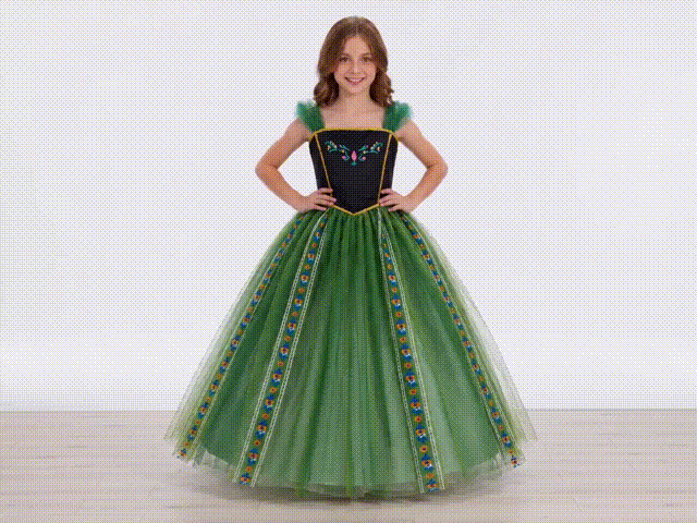 Frozen Anna Princess Dresses Stye3