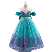 Embroidered Lace Mermaid Princess Dresses Style2