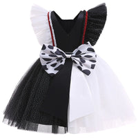 Cosplay Halloween Costume Party Black and White Dresses