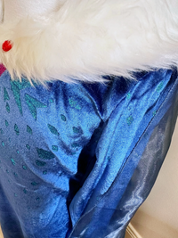 Winter Snow Diamond Blue Frozen Elsa Princess Dresses