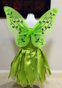 Magic Little Fairy Tinker Bell Costume With Butterfly Wings Party Dress Style2