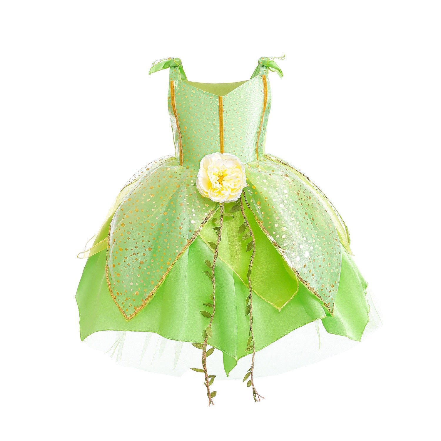 Magic Little Fairy Tinker Bell Costume With Butterfly Wings Party Dress Style2