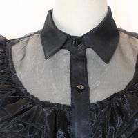 Embroidered Lace Wednesday Addams Luxury Black Piano Dancing Halloween Cosplay Dresses