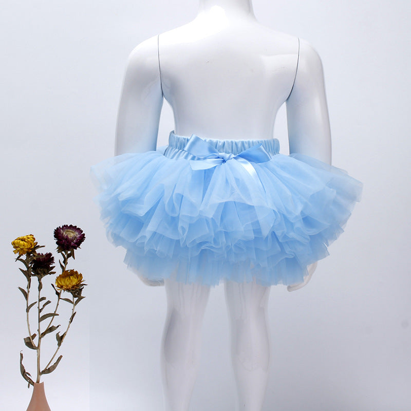 Tutu Skirt For Baby Light Blue