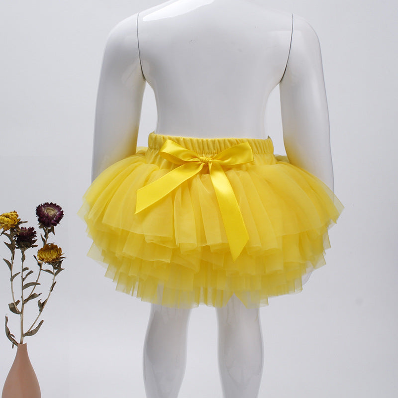 Tutu Skirt For Baby Yellow