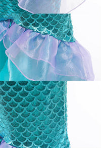 Embroidered Lace Mermaid Princess Dresses Style1