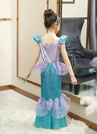 Embroidered Lace Mermaid Princess Dresses Style1