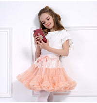 Girls Tutu Skirt Peach