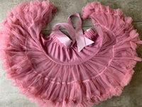 Girls Tutu Skirt Leather Pink