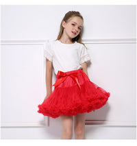 Girls Tutu Skirt Christmas Red