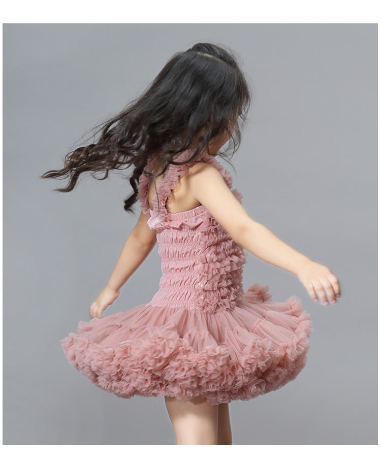 Siamese Tutu Dress Red Bean Paste