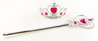 Princess Frozen Accessories Tiara Crown And Magic Wand