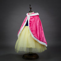 Princess Winter Cloak Cape Pink