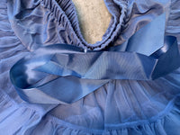 Girls Tutu Skirt Grey Blue