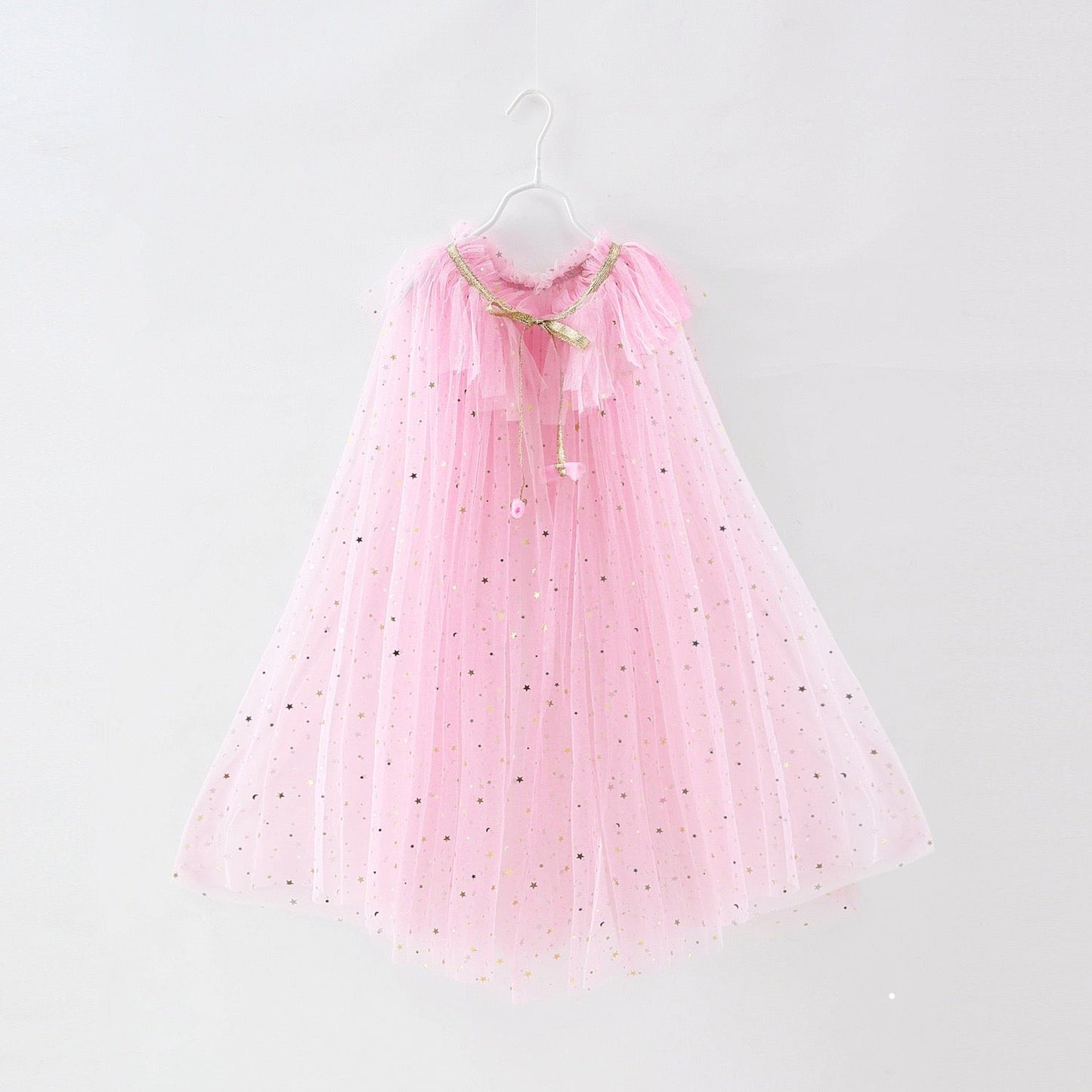 Princess Cloak Cape Star Pink