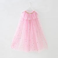 Princess Cloak Cape Star Pink