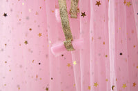 Princess Cloak Cape Star Pink