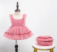 Siamese Tutu Dress Watermelon Pink