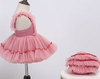 Siamese Tutu Dress Watermelon Pink