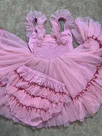 Siamese Tutu Dress Watermelon Pink