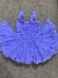 Siamese Tutu Dress Light Purple