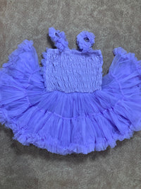 Siamese Tutu Dress Light Purple