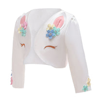 Unicorn Easter Girls Long Sleeve Top